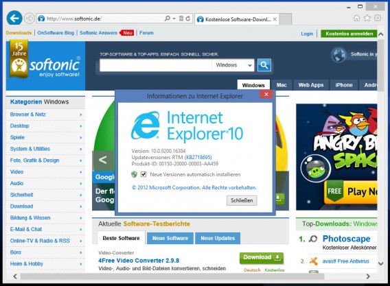 Ie For Windows 10